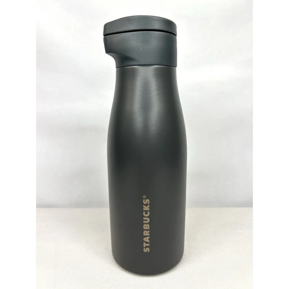 Starbucks 2025 Holiday Tumbler Lab Puppy Dog 14oz Stainless Grey Christmas NEW